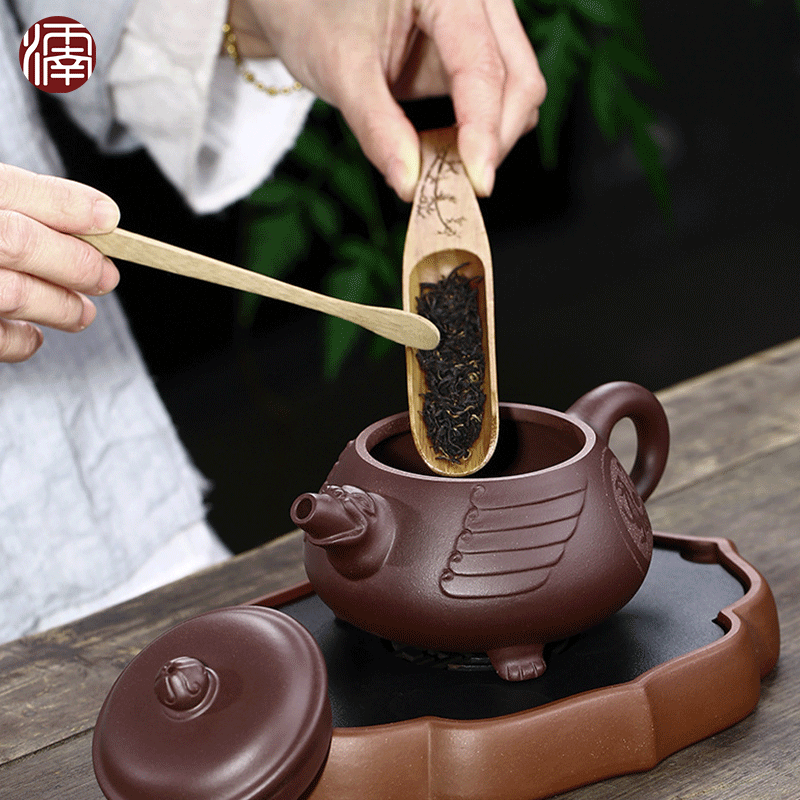 LA706112 紫砂壺 茶壺 急須 煎茶道具 紫砂 工芸品 陶芸 磁器 置物 收藏